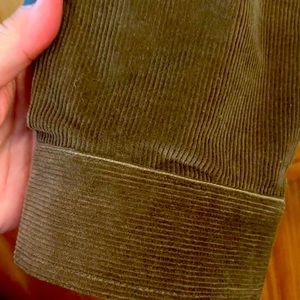 Corduroy short jacket. Size large. Only worn once.
